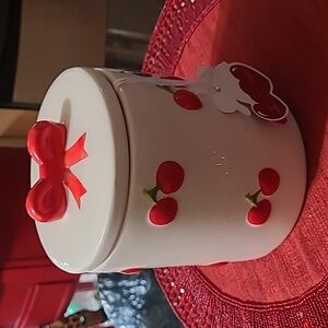 🍒 Cherries Ceramic  Canister